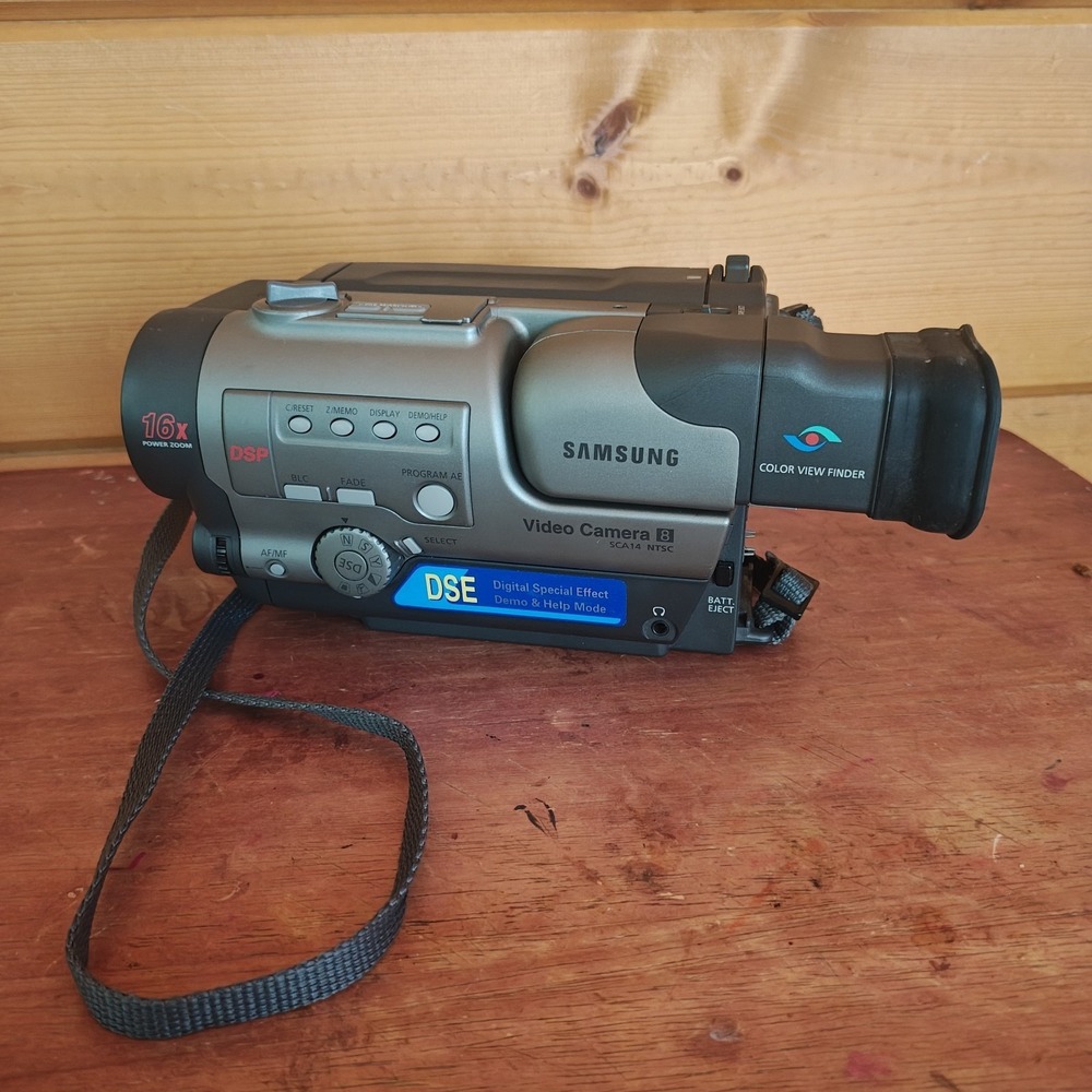 Samsung SCA14 Video8 Tape Video Camera Camcorder Untested As-is B1‎